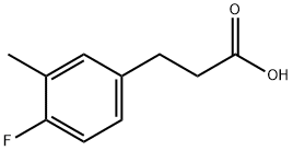 3-(4-FLUORO-3-METHYLPHENYL)PROPIONIC ACID Struktur