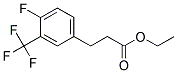 3-(4-FLUORO-3-TRIFLUOROMETHYL-PHENYL)-PROPIONIC ACID ETHYL ESTER Struktur