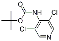 TERT-BUTYL 3,5-DICHLOROPYRIDIN-4-YLCARBAMATE Struktur