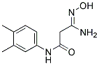 (3Z)-3-AMINO-N-(3,4-DIMETHYLPHENYL)-3-(HYDROXYIMINO)PROPANAMIDE Struktur