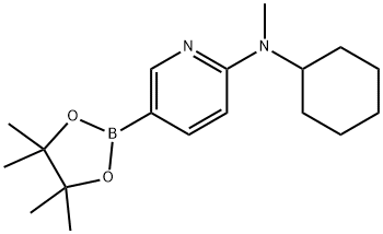 N-CYCLOHEXYL-N-METHYL-5-(4,4,5,5-TETRAMETHYL-[1,3,2]-DIOXABOROLAN-2-YL)PYRIDIN-2-AMINE