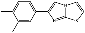 6-(3,4-DIMETHYLPHENYL)IMIDAZO[2,1-B][1,3]THIAZOLE Struktur