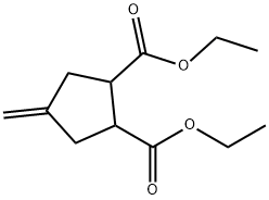 DIETHYL 4-METHYLENECYCLOPENTANE-1,2-DICARBOXYLATE Struktur