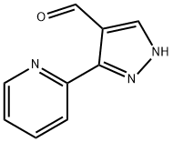 3-PYRIDIN-2-YL-1H-PYRAZOLE-4-CARBALDEHYDE Struktur