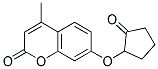 4-METHYL-7-(2-OXO-CYCLOPENTYLOXY)-CHROMEN-2-ONE Struktur