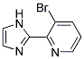 3-BROMO-2-(1H-IMIDAZOL-2-YL)-PYRIDINE Struktur