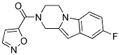 8-FLUORO-2-(ISOXAZOL-5-YLCARBONYL)-1,2,3,4-TETRAHYDROPYRAZINO[1,2-A]INDOLE Struktur