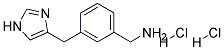 3-(1H-IMIDAZOL-4-YLMETHYL)-BENZYLAMINE 2HCL Struktur