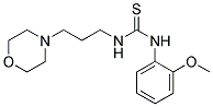 N-(2-METHOXYPHENYL)-N'-(3-MORPHOLIN-4-YLPROPYL)THIOUREA Struktur