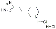 3-[2-(1H-IMIDAZOL-4-YL)-ETHYL]-PIPERIDINE 2HCL Struktur