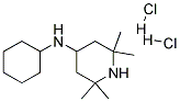 N-CYCLOHEXYL-N-(2,2,6,6-TETRAMETHYL-4-PIPERIDYL)AMINE DIHYDROCHLORIDE Struktur