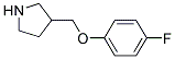 3-[(4-FLUOROPHENOXY)METHYL]PYRROLIDINE Struktur