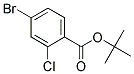 TERT-BUTYL 4-BROMO-2-CHLOROBENZOATE Struktur