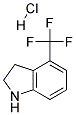 4-TRIFLUOROMETHYL-2,3-DIHYDRO-1H-INDOLE HYDROCHLORIDE Struktur