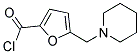 5-(PIPERIDIN-1-YLMETHYL)-2-FUROYL CHLORIDE Struktur