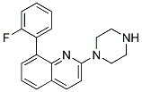 8-(2-FLUOROPHENYL)-2-PIPERAZIN-1-YLQUINOLINE Struktur