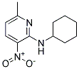 CYCLOHEXYL-(6-METHYL-3-NITRO-PYRIDIN-2-YL)-AMINE Struktur