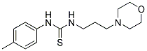 N-(4-METHYLPHENYL)-N'-(3-MORPHOLIN-4-YLPROPYL)THIOUREA Struktur