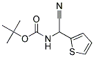 (CYANO-THIOPHEN-2-YL-METHYL)-CARBAMIC ACID TERT-BUTYL ESTER Struktur