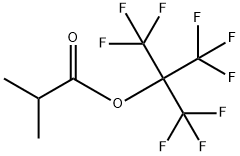 NONAFLUORO-TERT-BUTYL ISOBUTYRATE Struktur