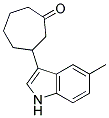 3-(5-METHYL-1H-INDOL-3-YL)-CYCLOHEPTANONE Struktur