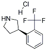 (R)-3-(2-(TRIFLUOROMETHYL)PHENYL)PYRROLIDINE HYDROCHLORIDE Struktur