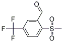 2-METHYLSULFONYL-5-TRIFLUOROMETHYLBENZALDEHYDE Struktur