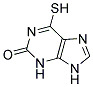 6-MERCAPTO-3,9-DIHYDRO-PURIN-2-ONE Struktur