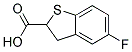 5-FLUORO-2,3-DIHYDRO-1-BENZOTHIOPHENE-2-CARBOXYLIC ACID Struktur