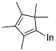 PENTAMETHYLCYCLOPENTADIENYLINDIUM (I) Struktur