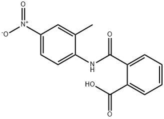 N-(2-METHYL-4-NITRO-PHENYL)-PHTHALAMIC ACID Struktur