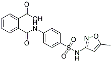 N-[4-(5-METHYL-ISOXAZOL-3-YLSULFAMOYL)-PHENYL]-PHTHALAMIC ACID Struktur