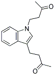 4-[1-(3-OXO-BUTYL)-1H-INDOL-3-YL]-BUTAN-2-ONE Struktur