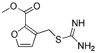 METHYL 3-([[AMINO(IMINO)METHYL]THIO]METHYL)-2-FUROATE Struktur