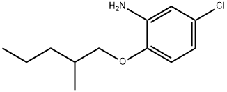 5-CHLORO-2-[(2-METHYLPENTYL)OXY]ANILINE Struktur