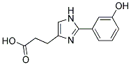 3-[2-(3-HYDROXYPHENYL)IMIDAZOL-4-YL]PROPIONIC ACID Struktur