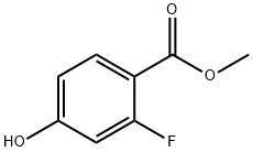 METHYL 2-FLUORO-4-HYDROXYBENZOATE Struktur