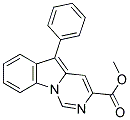 5-PHENYL-PYRIMIDO[1,6-A]INDOLE-3-CARBOXYLIC ACID METHYL ESTER Struktur