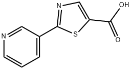 2-PYRIDIN-3-YL-THIAZOLE-5-CARBOXYLIC ACID Struktur