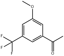 3'-METHOXY-5'-(TRIFLUOROMETHYL)ACETOPHENONE Struktur