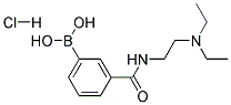 3-(2-N,N-DIETHYLAMINOETHYLAMINOCARBONYL)PHENYLBORONIC ACID, HCL Struktur