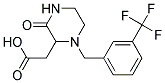 [3-OXO-1-(3-TRIFLUOROMETHYL-BENZYL)-PIPERAZIN-2-YL]-ACETIC ACID Struktur