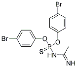 O,O-Di-4-bromophenyl-N-acetimidoylph-osphoramidothioate Struktur