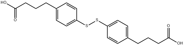 4,4'-DITHIOBISPHENYLBUTYRIC ACID Struktur