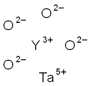 YTTRIUM TANTALUM OXIDE Struktur