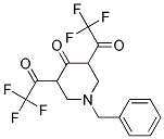 3,5-BIS(TRIFLUOROACETYL)-1-BENZYLPIPERIDIN-4-ONE Struktur