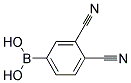 3,4-DICYANOPHENYLBORONIC ACID Struktur