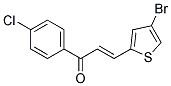 3-(4-BROMO-2-THIENYL)-1-(4-CHLOROPHENYL)PROP-2-EN-1-ONE, TECH Struktur