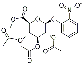 2-NITROPHENYL 2,3,4-TRI-O-ACETYL-B-D-GLUCURONIDE, METHYL ESTER Struktur