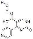 2-OXO-4-(4-PYRIDINYL)-1,2-DIHYDRO-5-PYRIMIDINECARBOXYLIC ACID MONOHYDRATE Struktur